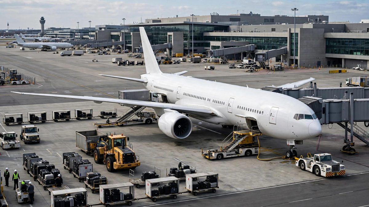 American Flight 41 Blows Two Tires Landing at O'Hare, One to Hospital