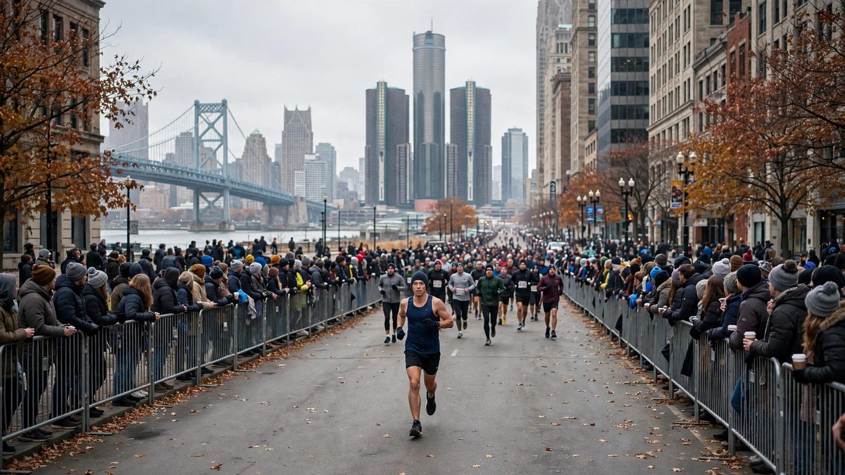 Andy Bowman Three-Peats at Detroit Marathon in Event Record 2:12:15
