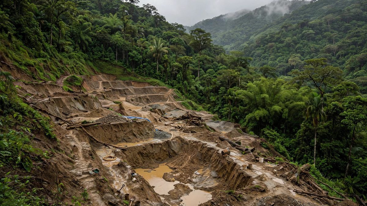 Illegal Gold Mine Collapse Kills 14 in Southwestern Colombia
