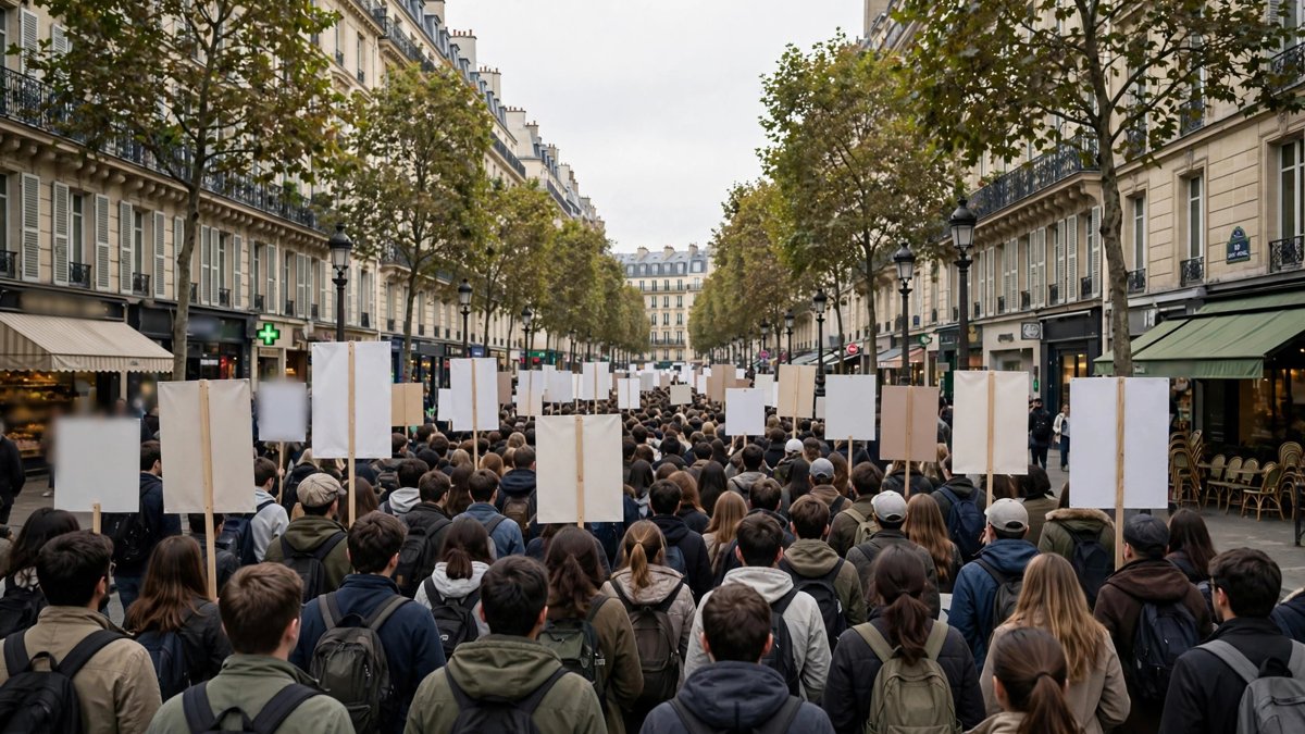 France Student Protests: 214 Schools Closed as Thunberg Joins March