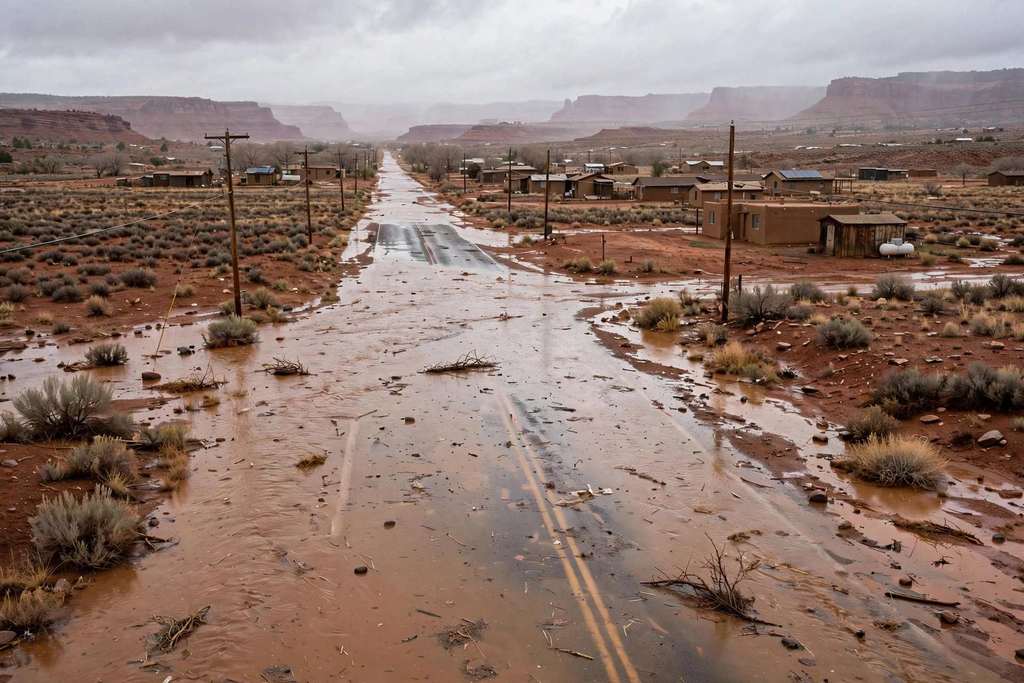 Hopi Tribe Declares Emergency as Floods Damage Homes Across Northern Arizona, Moenkopi Wash Hits Record Level