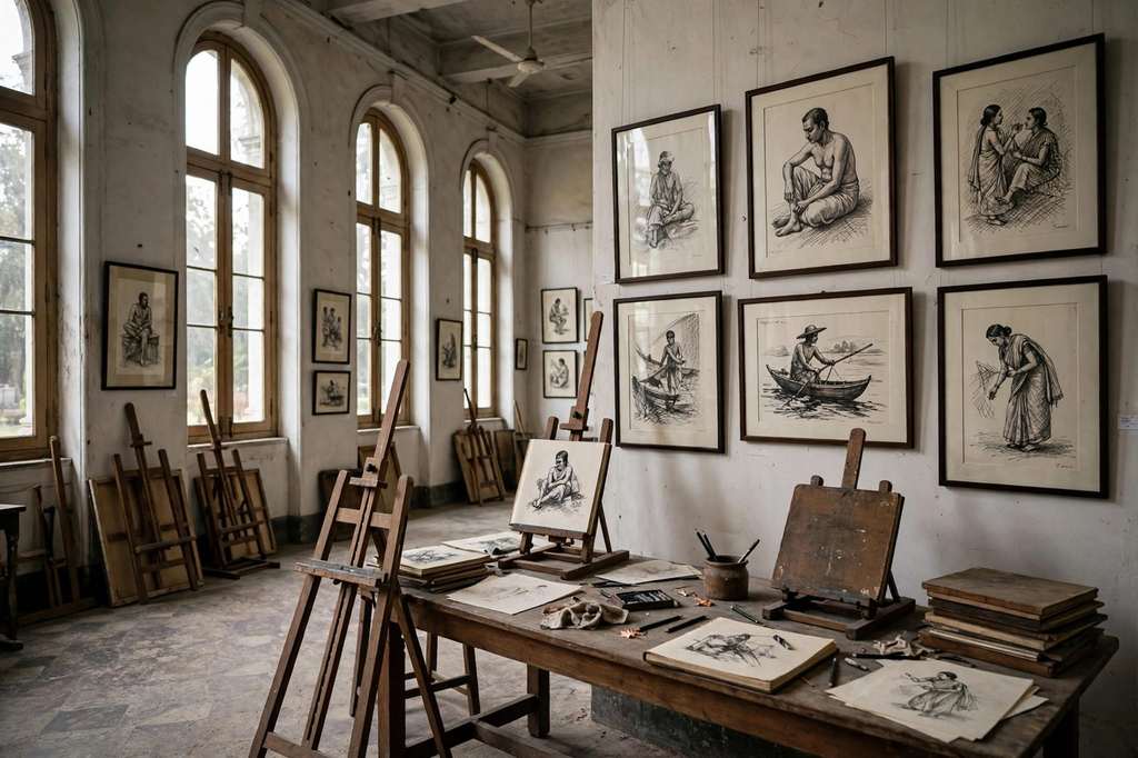 Jogen Chowdhury, Indian Painter Known for Cross-Hatching, Dies at 87 in Kolkata