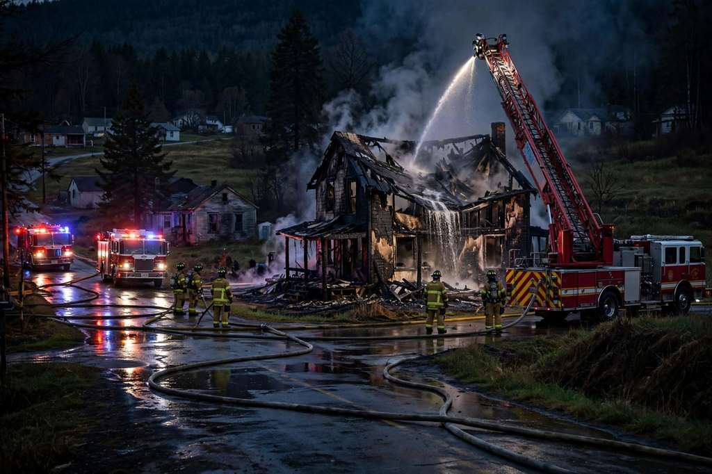 Knowlesville, New York: Man Dies in Presbyterian Street House Fire as Neighbor Is Burned Trying a Rescue