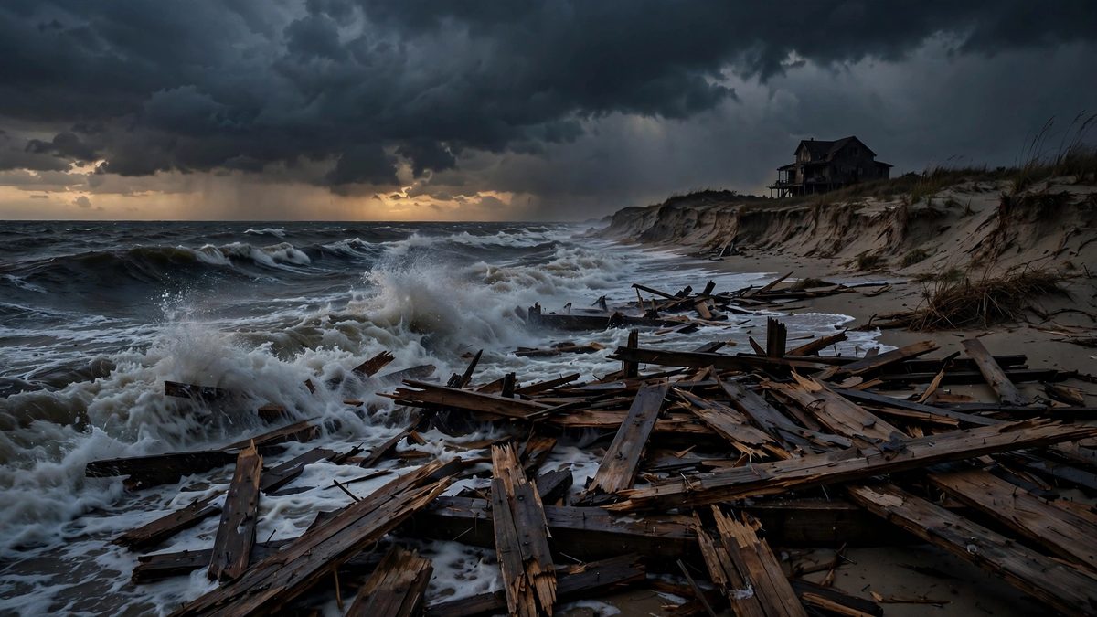 Long Beach Home on Verge of Collapse as Tropical Storm Rachel Pounds the Peninsula