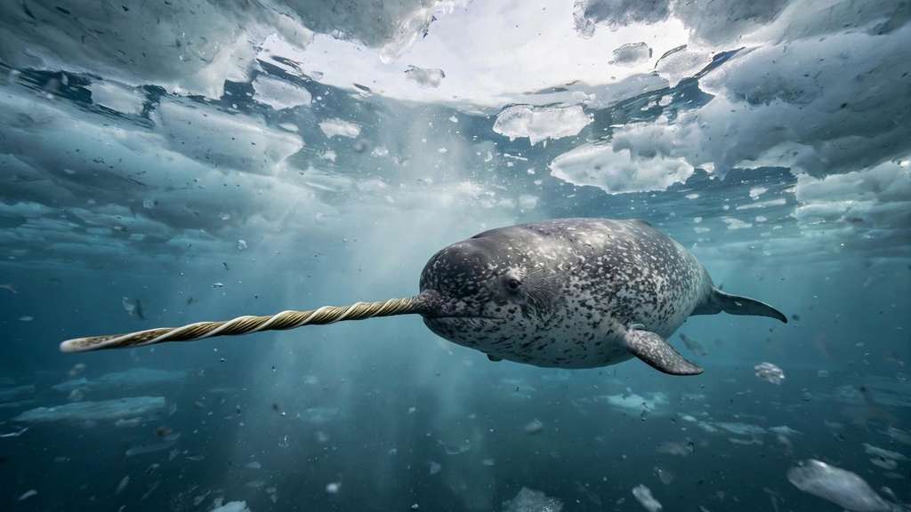 The Narwhal's Horn Is Not a Horn. It Is a Tooth Growing Out of Its Face.
