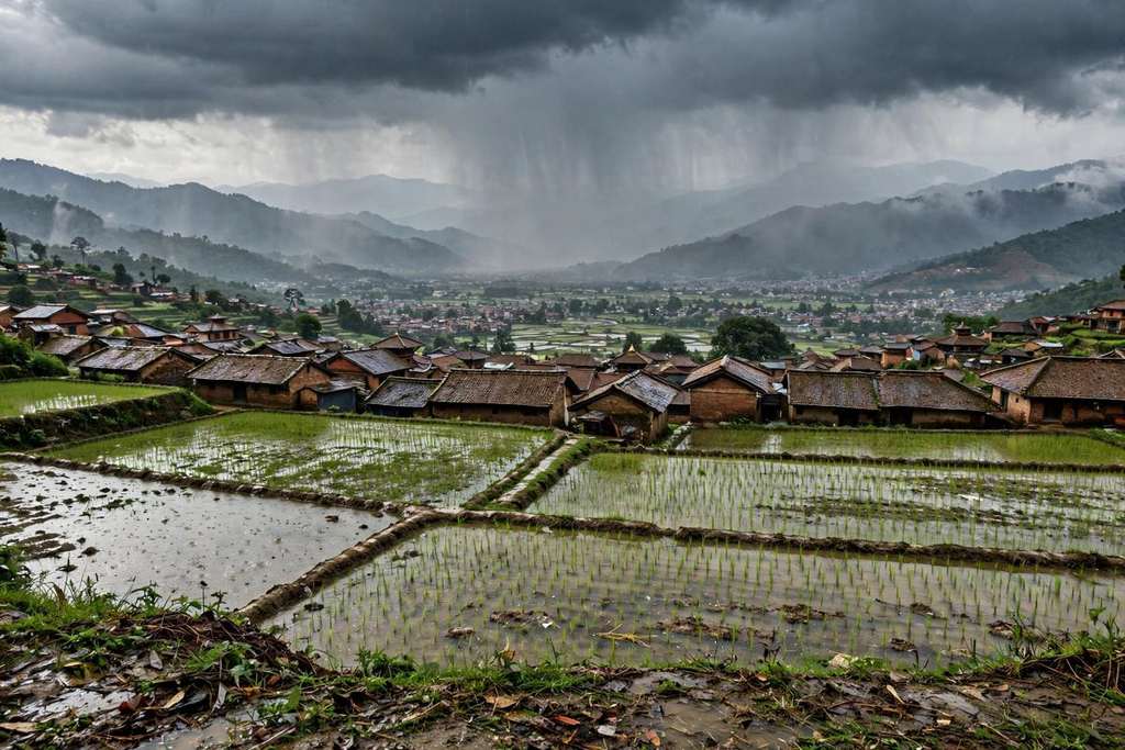 Nepal Rain Warning: 200 mm Possible as Bay of Bengal Cyclone Builds