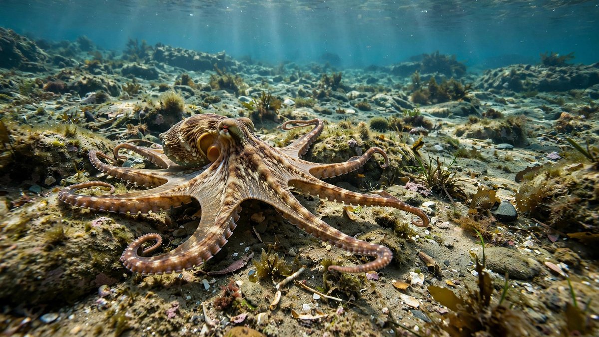 An Octopus Has Three Hearts, and One Stops When It Swims