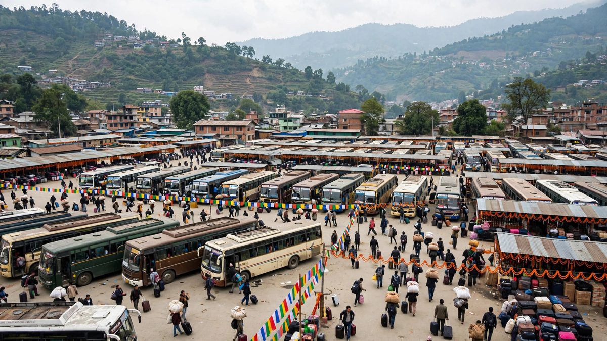 Over 576,000 Leave Kathmandu Valley for Dashain, Police Say