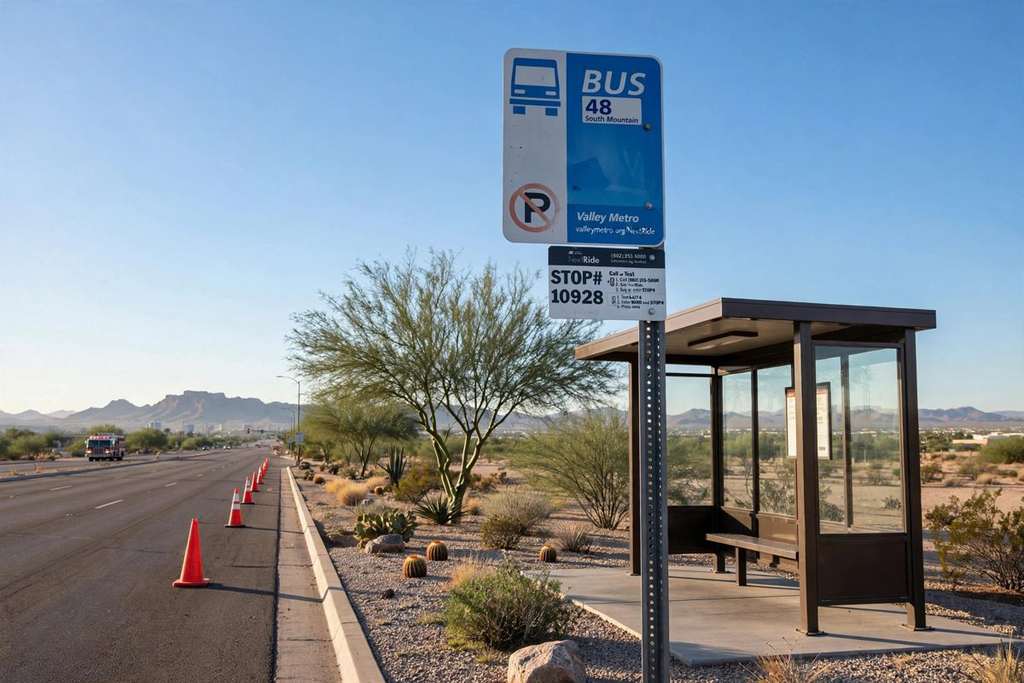 Phoenix, Arizona: Child and Teen Among Four Critically Hurt in Bus Stop Crash on Baseline Road
