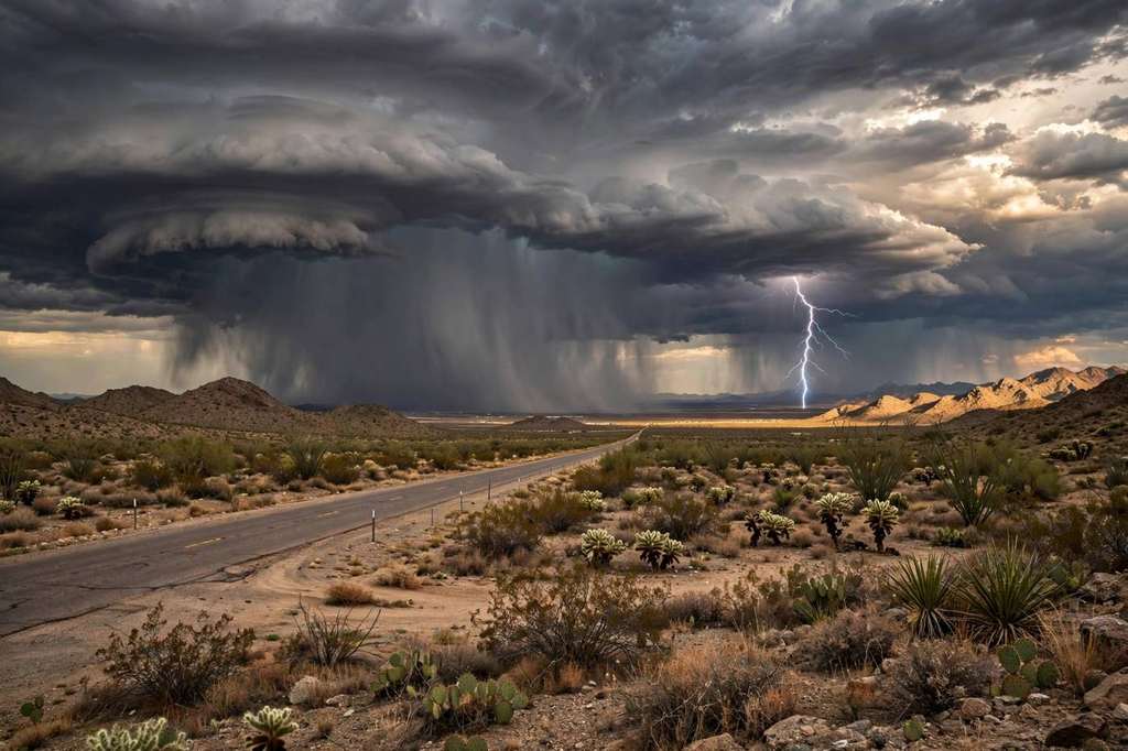 Severe Storms Threaten New Mexico and West Texas as Flood Watches Cover the Southwest