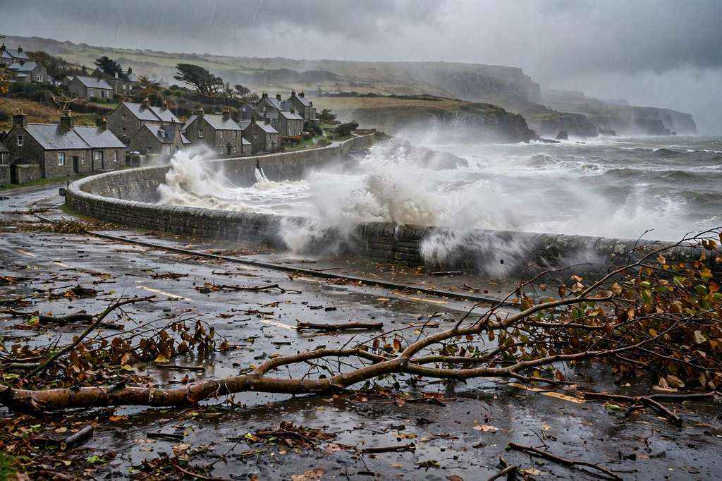 Storm Austen Lashes Britain With 80mph Winds, Cancelling Flights and Cutting Power to Thousands