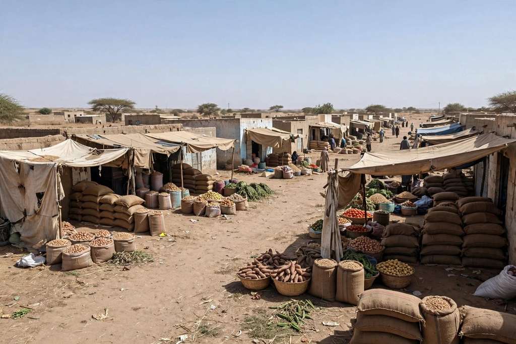 Drone Strike on Nyala Market Kills at Least 21 in Sudan's Darfur