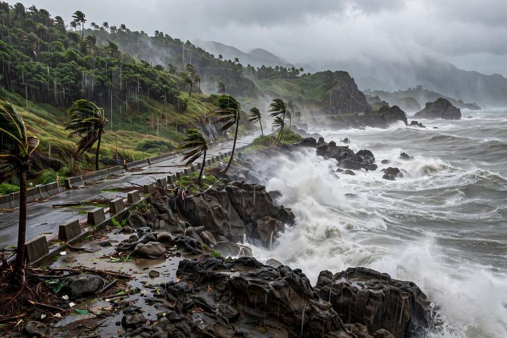 Typhoon Champi Sweeps Past Taiwan, Leaving One Dead and 527 Injured