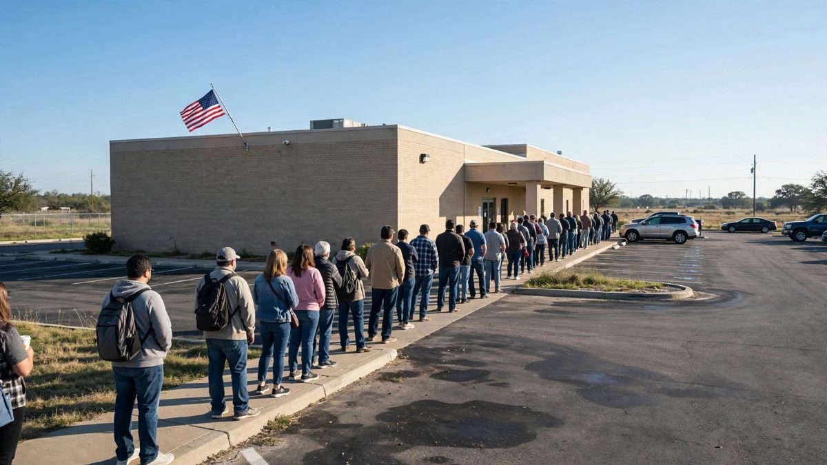 Texas Early Voting Opens With Records in Dallas and Harris Counties
