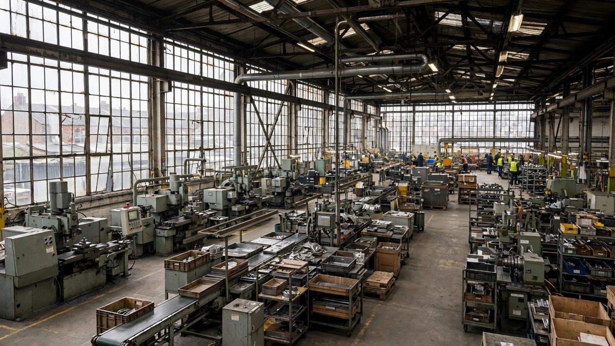 UK Economy Grows 0.1 Percent in August as Factories Offset Flat Services